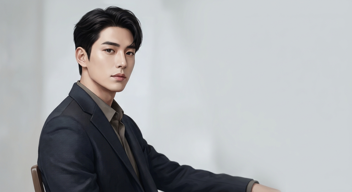 클린 반실사 프로필풍 프로필 이미지 샘플 013
